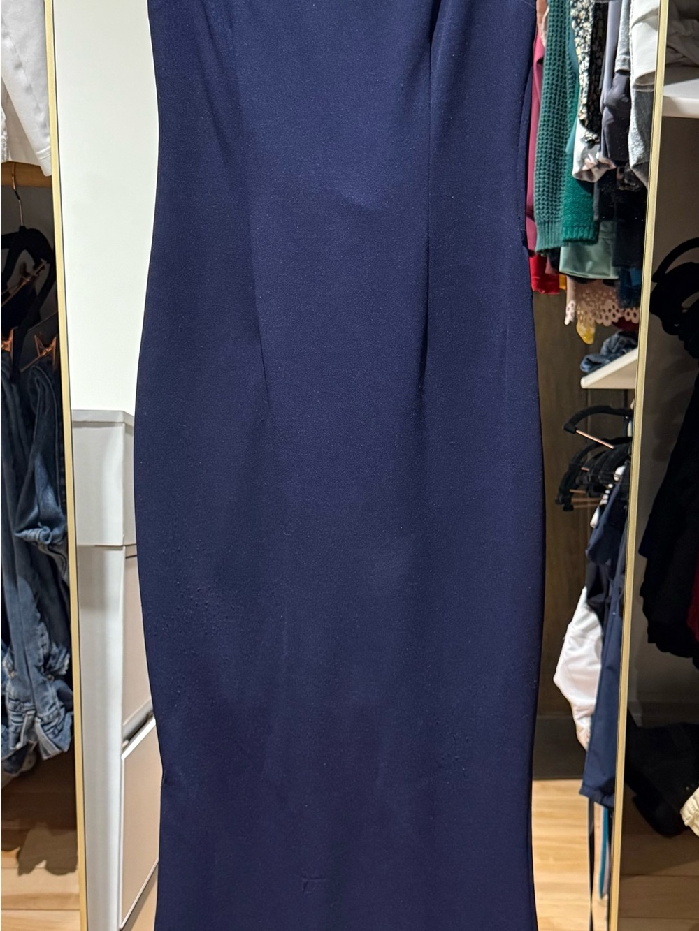 Speechless Navy Blue Formal Dress